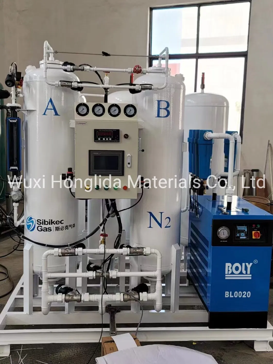 Customized Gas Separation Energy Saving Brown Liquid Price Blow Molding Nitrogen Generator